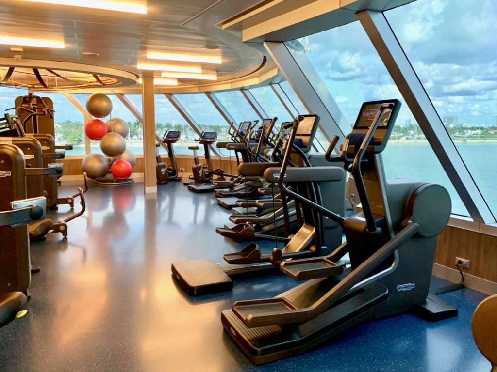 Luxury Cruise Ship Fitness Room 